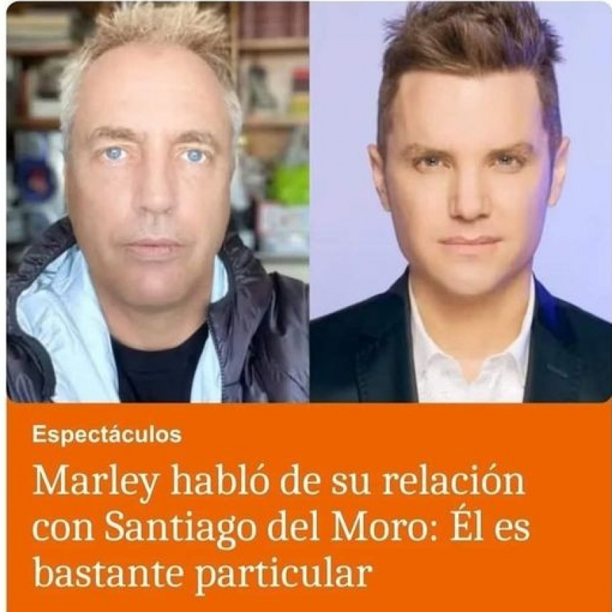 LA INTERNA EN TELEFE: LOS CONDUCTORES MARLEY Y SANTIAGO DEL MORO